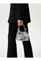 Guess Holiday Shine Kadın Omuz Çantası HWEY9538750 - Gri