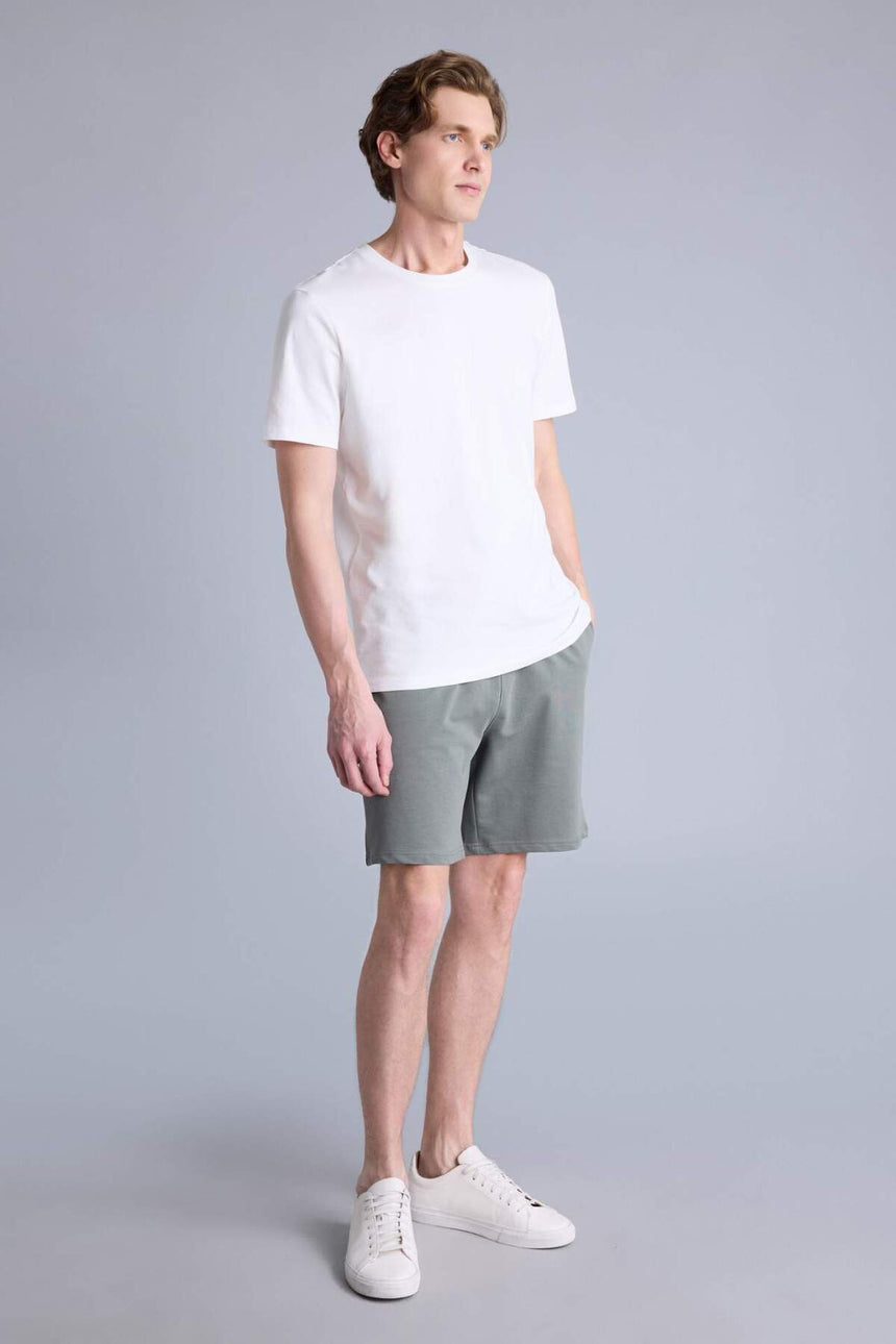 Defacto Erkek Short W1105AZ - Açık Haki Yeşili