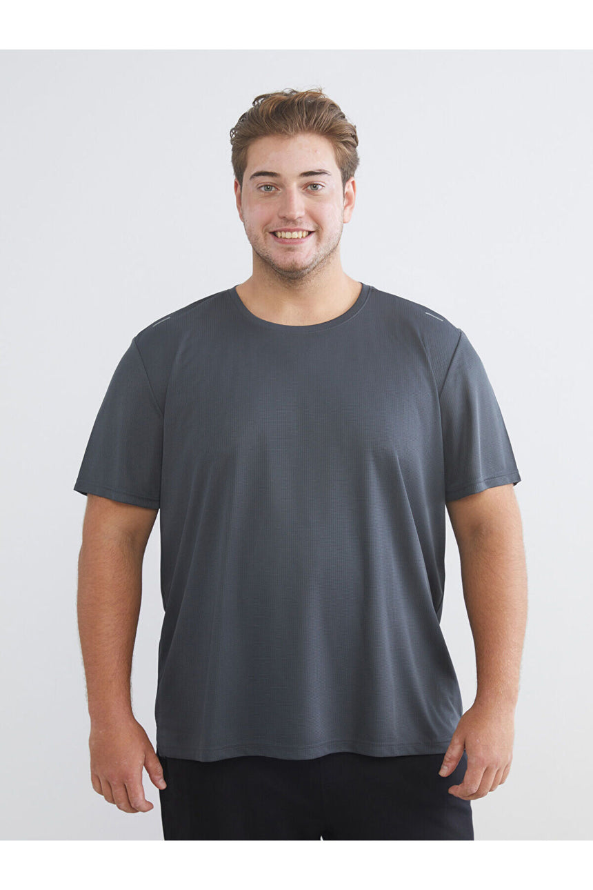 LC Waikiki Erkek Kısa Kollu T-Shirt W5LT31D8 - Koyu Gri