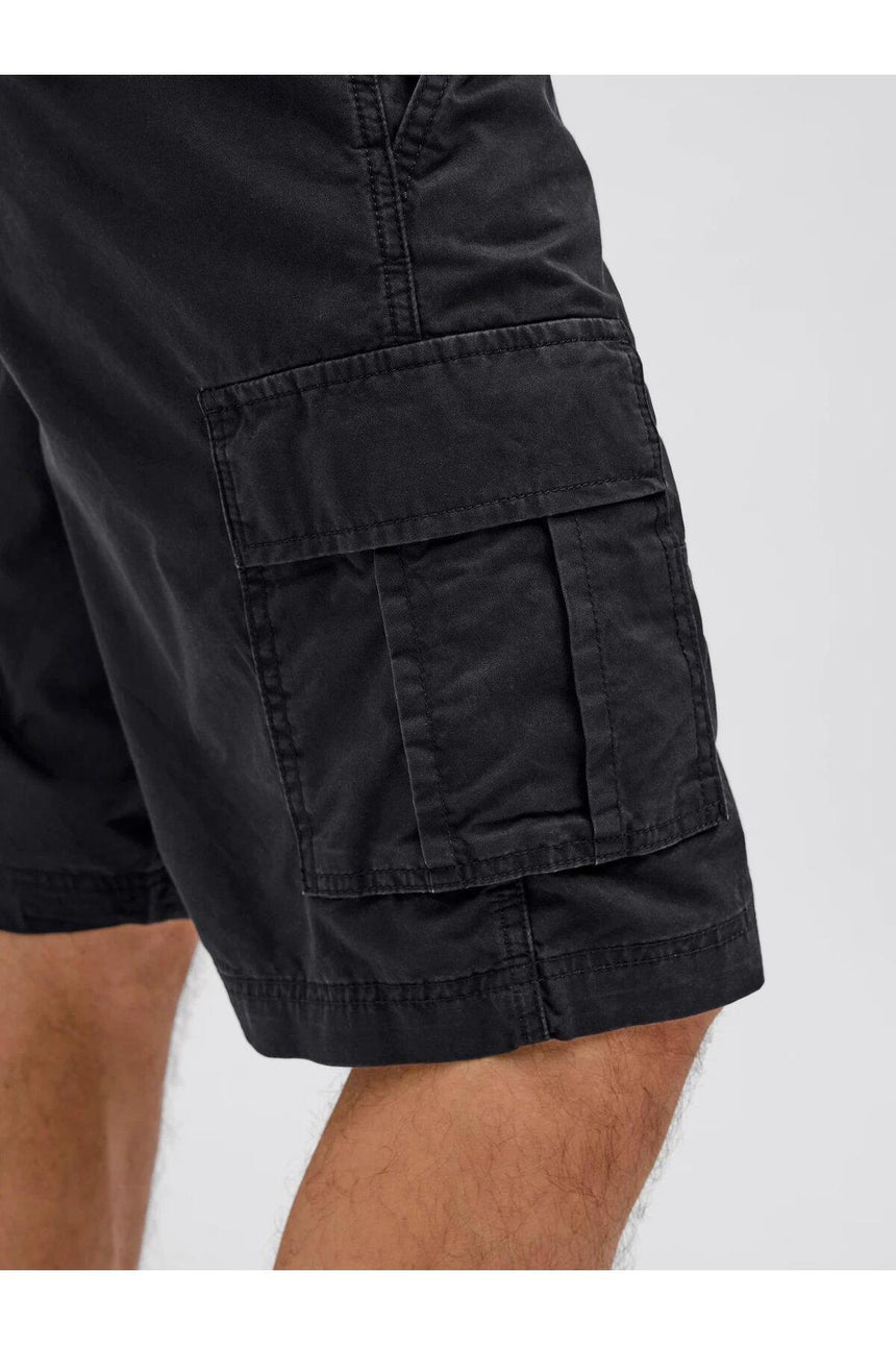 JACK&JONES JPSTCOLE MATEO CARGO SHORT MID SN 12274389 - Siyah