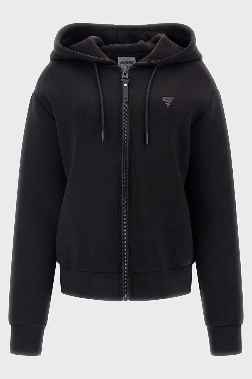 GUESS KADIN ALLIE SCUBA HOODIE Z V3RQ11K7UW2 - Siyah