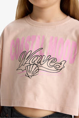 DeFacto E0385A8 Çocuk T-Shirt - Pembe