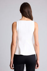 Defacto Kadın Sleeveless Blouse H1571AX - Ekru