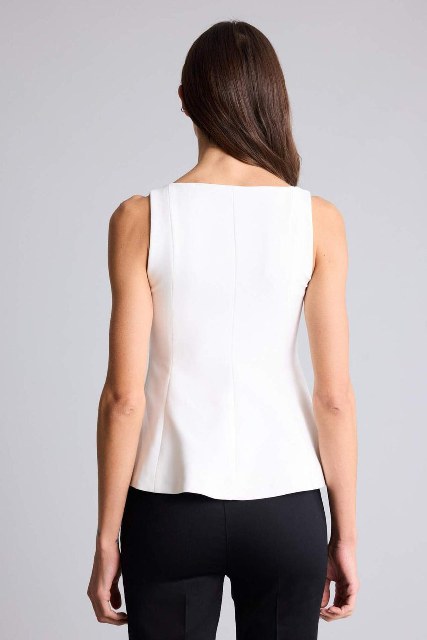 Defacto Kadın Sleeveless Blouse H1571AX - Ekru