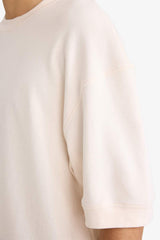 Defacto Erkek Knitted B4844AX - Ekru