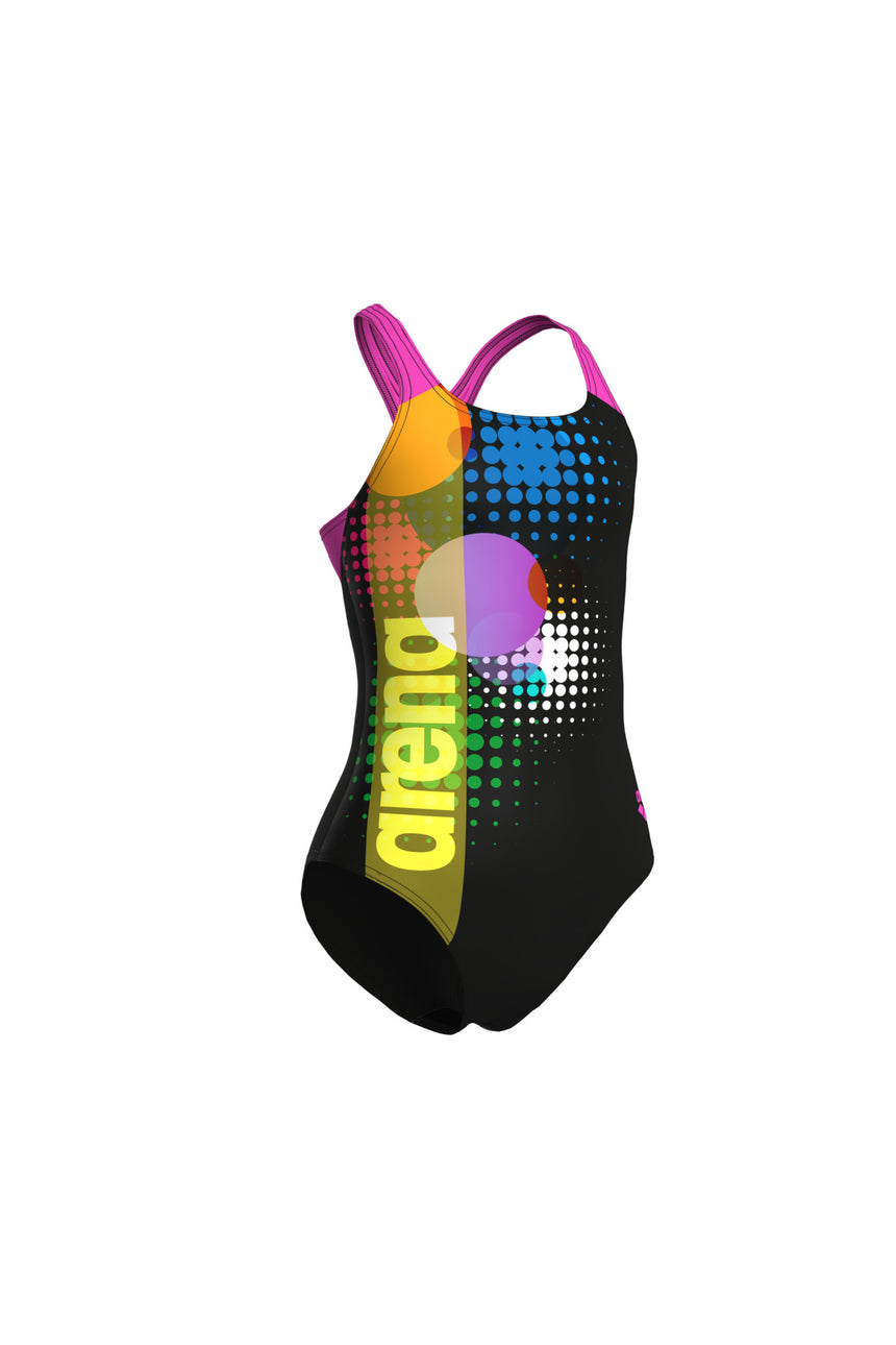 ARENA G ARENA DOTS SWIMSUIT SWIM PRO BACK 010745559 - Siyah/Pembe