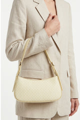 Calvin Klein Kadın EMBLEM AOP SMALL SHOULDER BAG LV04F3324G - Yeşil