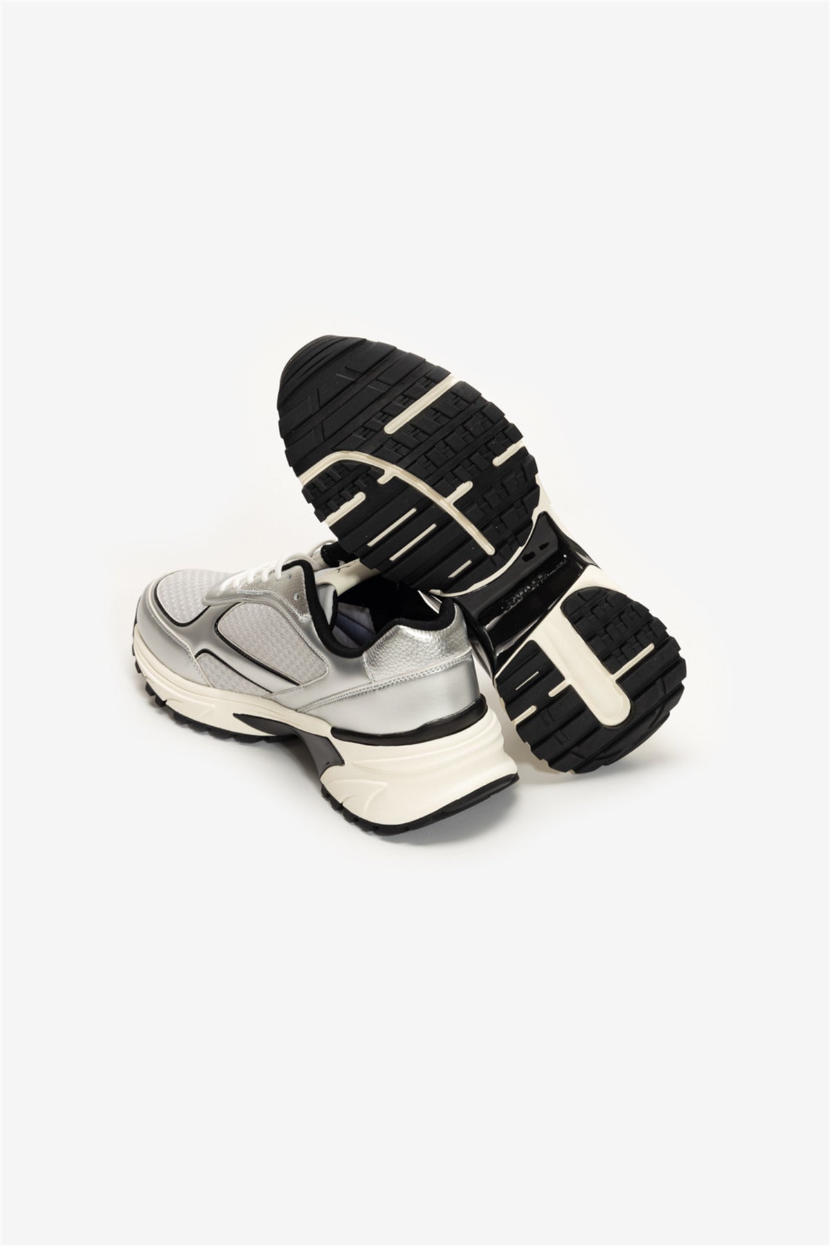 Calvin Klein Erkek HIKE RUNNER LACEUP MESH MIX MET YM0YM01402 - Gri