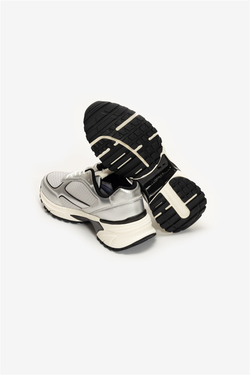 Calvin Klein Erkek HIKE RUNNER LACEUP MESH MIX MET YM0YM01402 - Gri