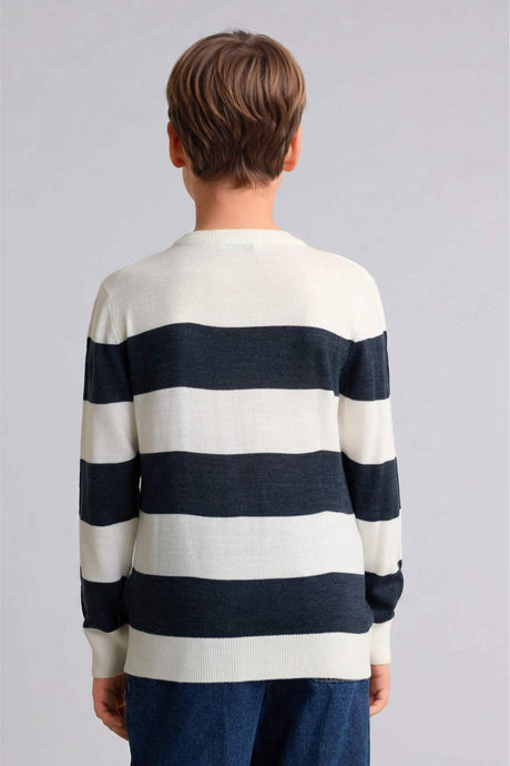 Defacto Çocuk Pullover C1710A8 - Ekru
