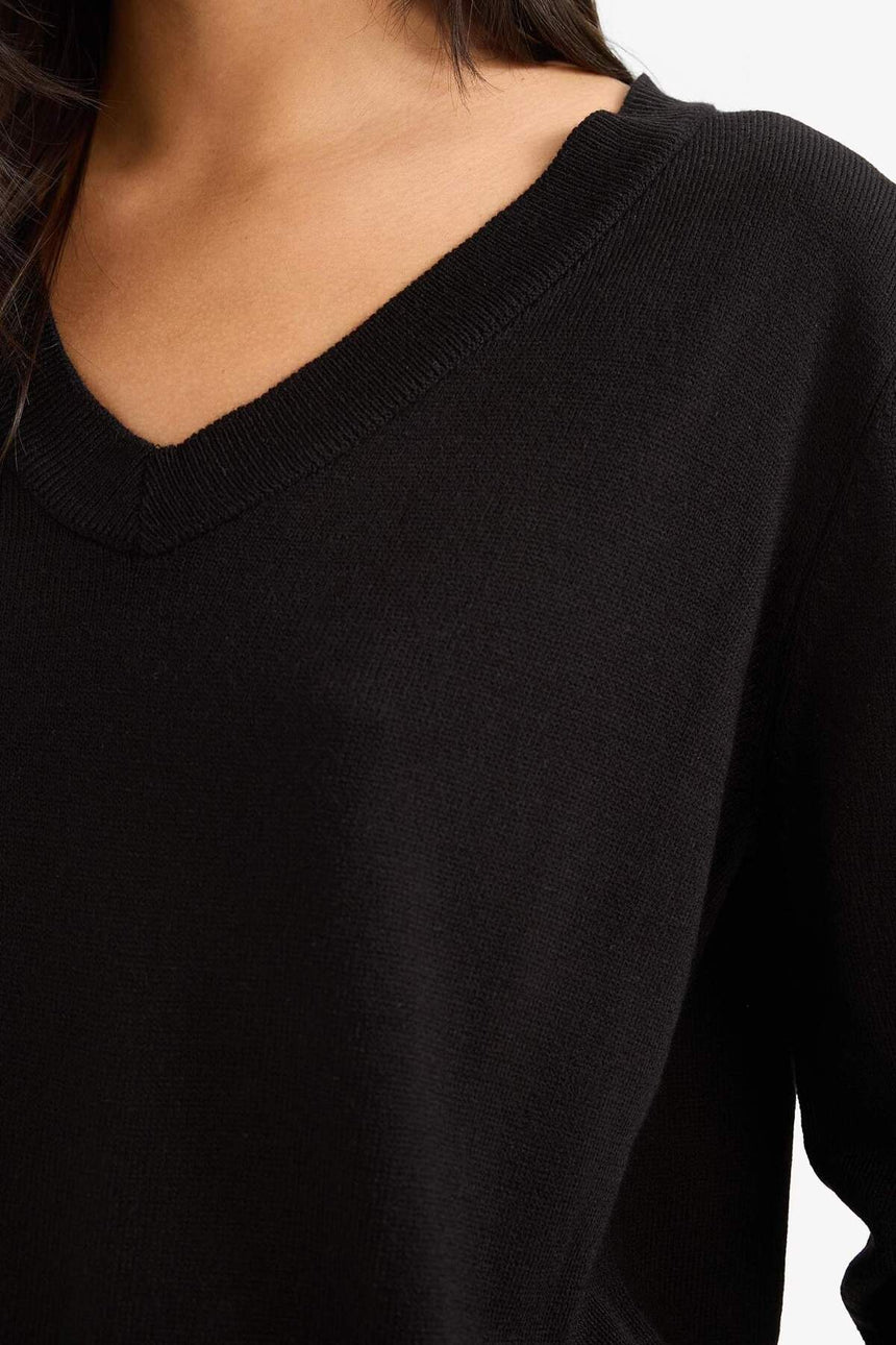 Defacto Kadın Pullover C4024Ax - Siyah