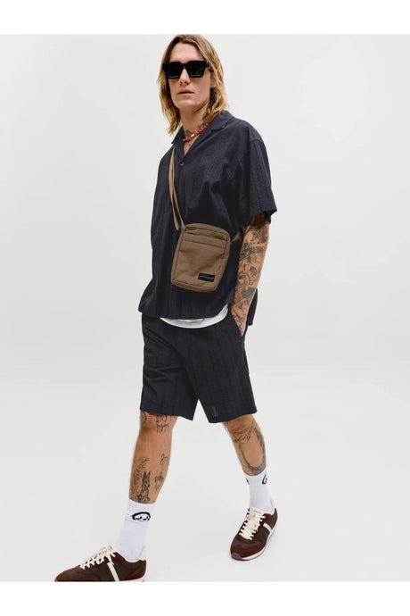 JACK&JONES JPSTJAIDEN TYSON JOGGER SHORT 12289531 - Siyah