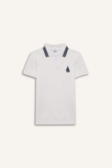 Defacto Çocuk Short Sleeve Polo T-Shirt D8091A8 - Beyaz