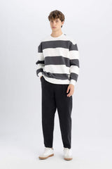 Defacto Erkek Sweat Shirt A9066Ax - Antrasit