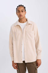 Defacto Erkek Long Sleeve Shirt A4782Ax - Kahverengi / Kum Beji