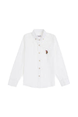 US POLO ASSN ERKEK COCUK DOKUMA GÖMLEK 1840451 - Kırmızı