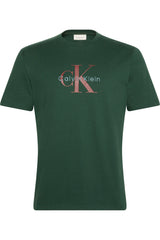 Calvin Klein Hero Monologo Erkek T-Shirt LV04RB862G - Yeşil