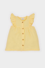 Defacto Çocuk Short Sleeve Shirt C5972A5 - Sarı
