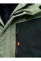 JACK&JONES JJALPES SKI JACKET 12284649 - Koyu Yeşil
