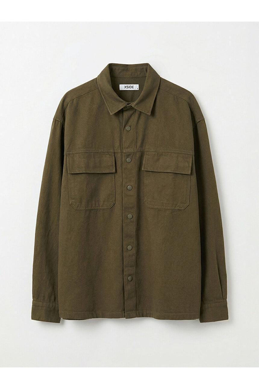 LCW ERKEK S6JI37E8 CKT,X-EGESHIRT-UP - Koyu Yeşil