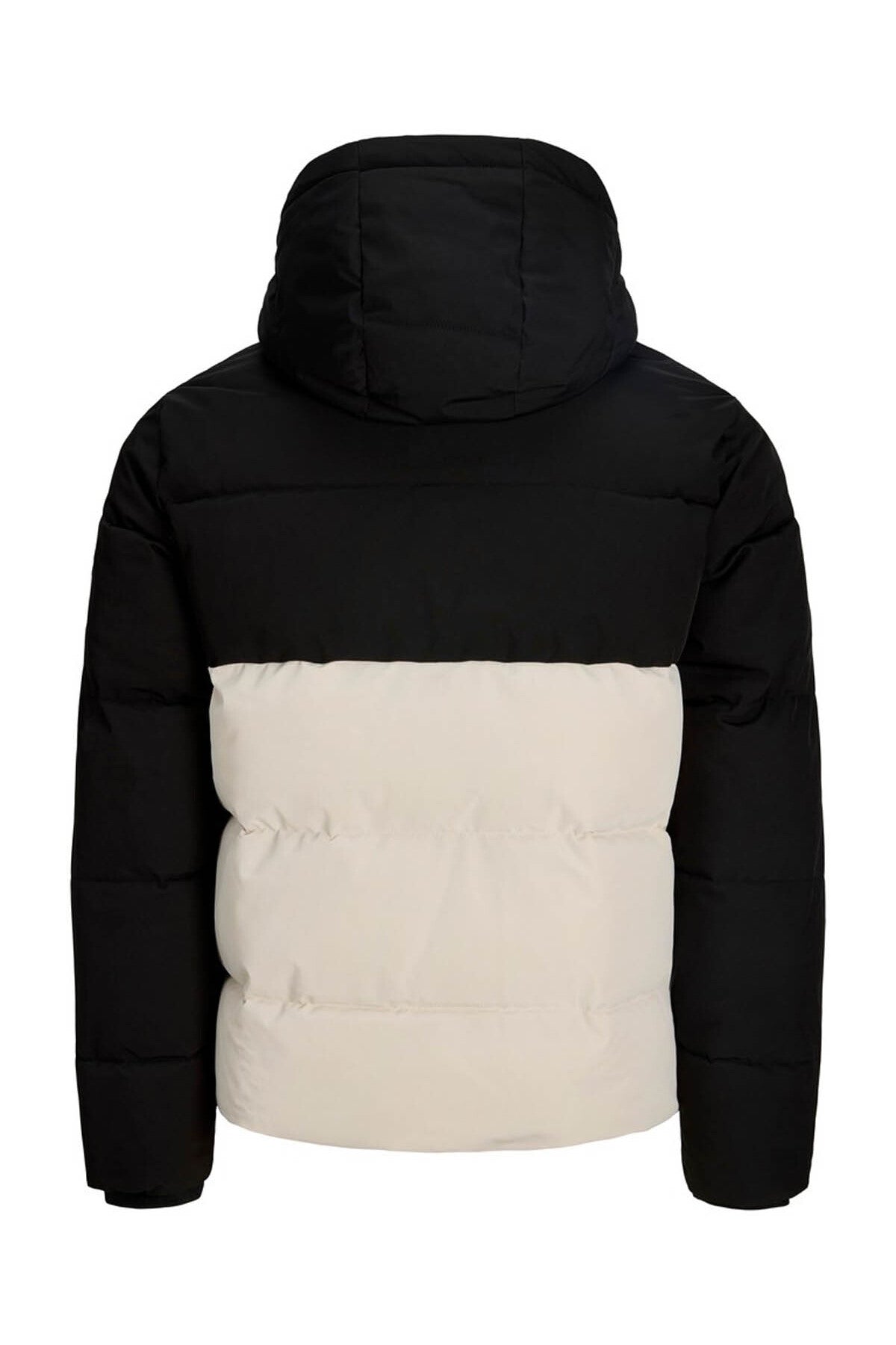 Jack & Jones Becks Erkek Kapüşonlu Şişme Mont 12298858 - Bej/Açık Gri