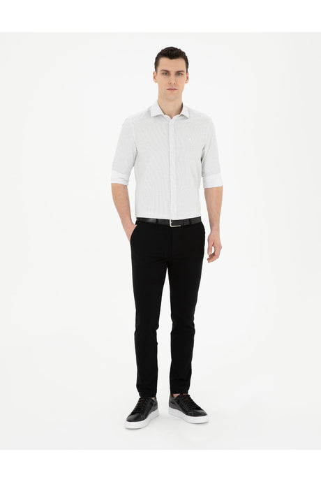 pierre cardin erkek dokuma gömlek 18475574 - Açık Yeşil