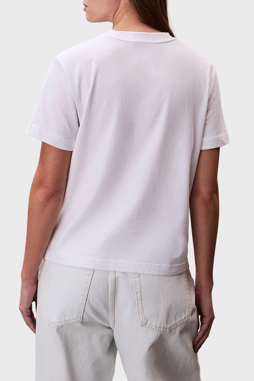 Calvin Klein Kadın HERO SS CLASSIC MONOLOGO NEW TEC LV047F829G - Beyaz