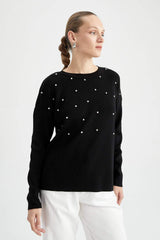 Defacto Kadın Pullover R0726Az - Siyah