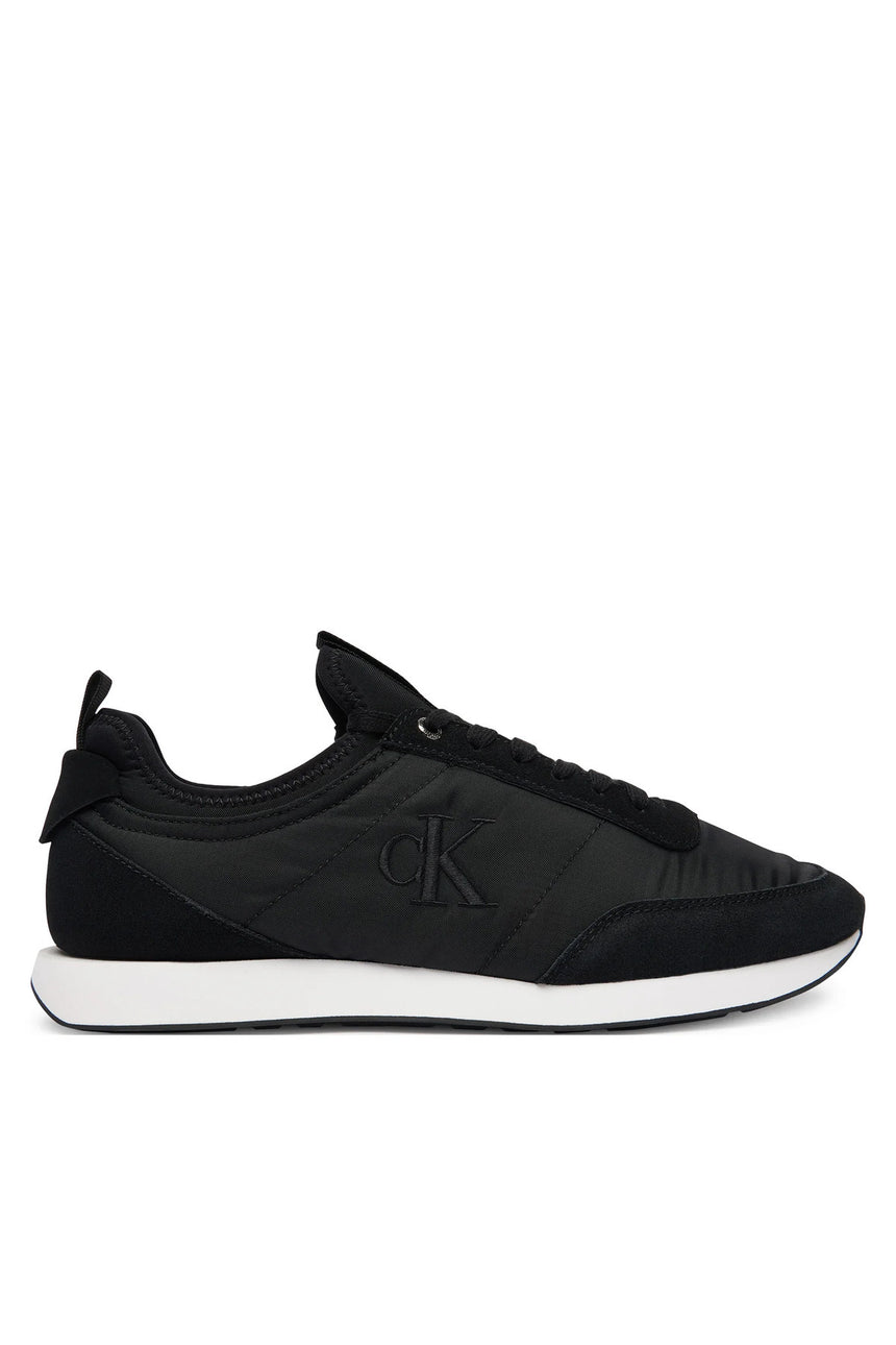 Calvin Klein Erkek RETRO RUNNER SOCK LACEUP MIX YM0YM01414 - Siyah