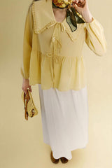 Defacto Kadın Long Sleeve Tunic H0279AX - Açık Sarı