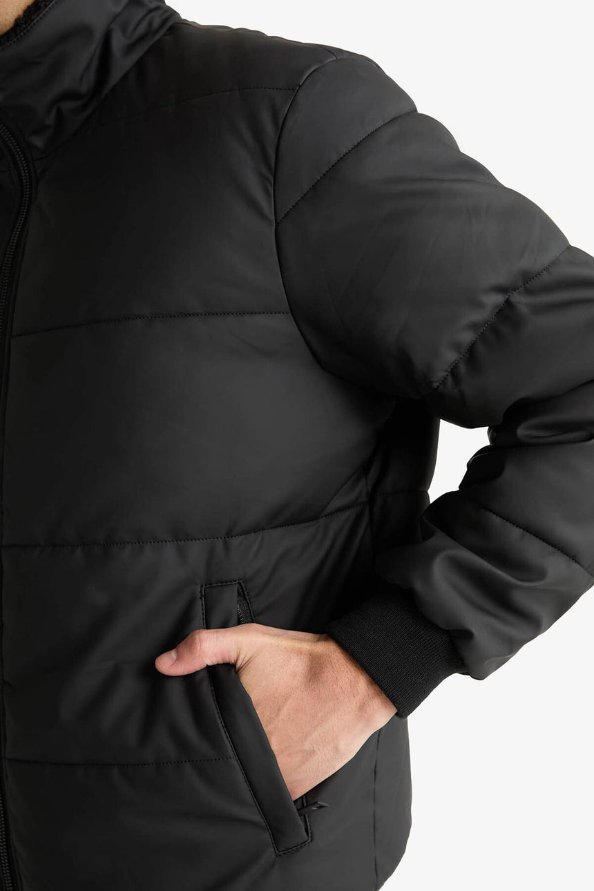 Defacto Erkek Pu Mont C5857Ax - Siyah