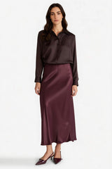 Defacto Kadın Woven Skirt B1867Ax - Bordo