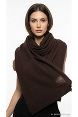 Guess Kadın Triko Şal AW5632VIS03 - Kahverengi