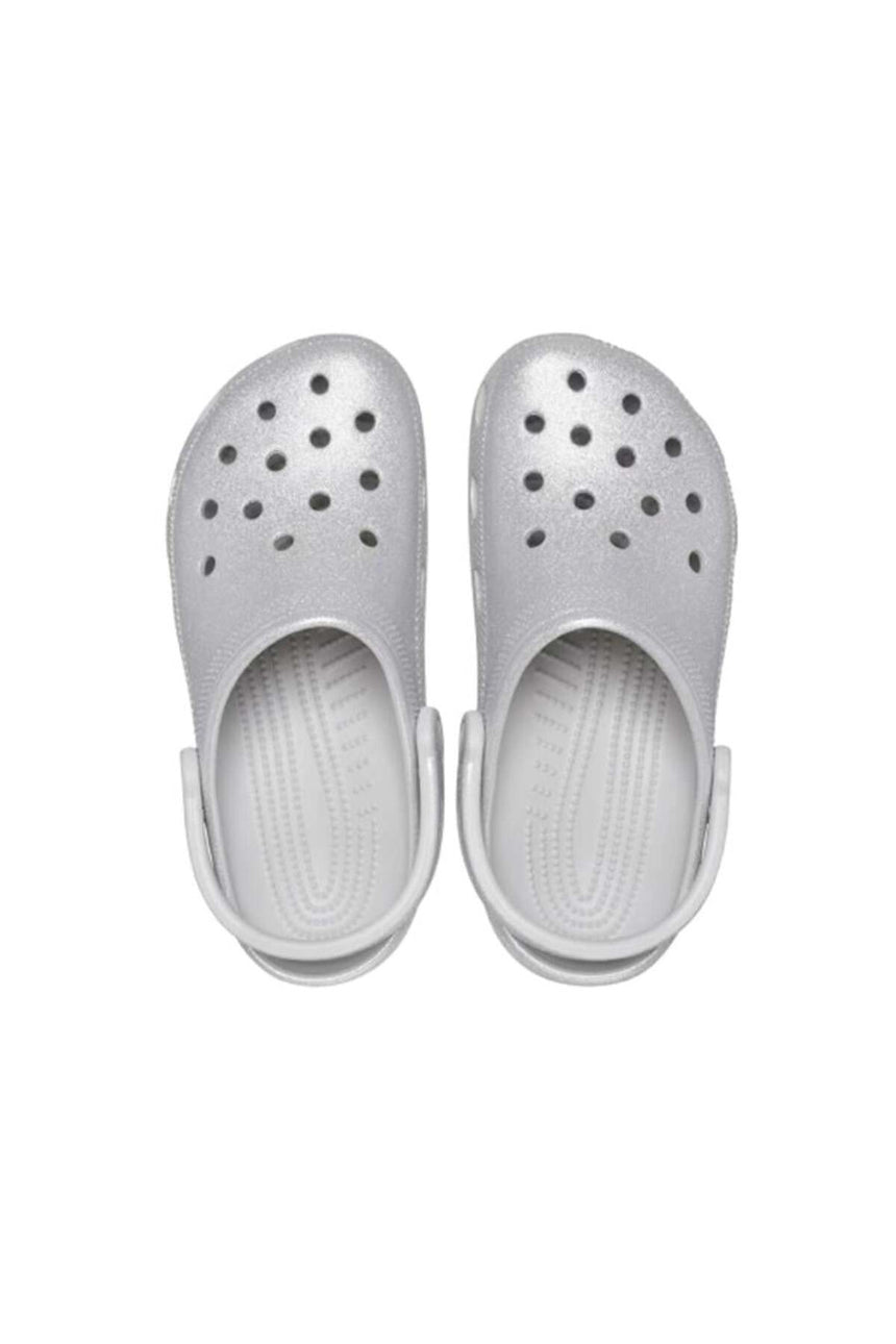 Crocs Unisex Classic Glitter Clog Cr2914 - Simli Gümüş