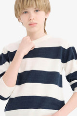 Defacto Çocuk Pullover C1710A8 - Ekru