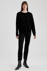 Defacto Kadın Pullover R0726Az - Siyah