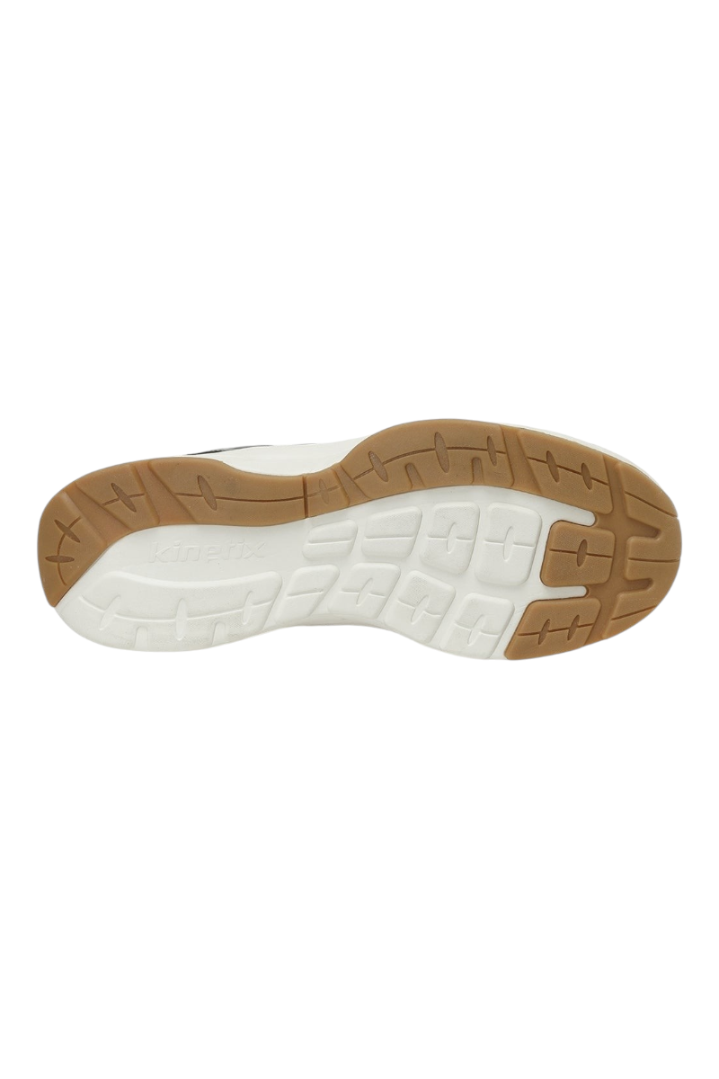 Sporline Kinetix Strong TX gri erkek sneaker ayakkabı, tekstil yüzeyli ve dayanıklı kauçuk tabanlı tasarım