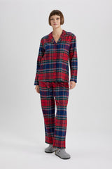 Defacto Kadın Woven Set V4015AZ - Kırmızı