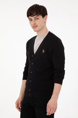 US POLO ASSN ERKEK TRİKO HIRKA 1920741 - Siyah