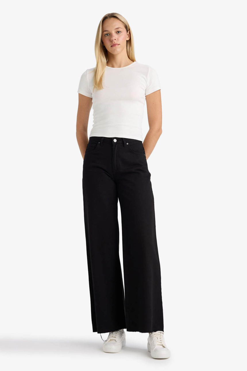 Defacto Kadın Trousers E4381AX - Siyah