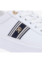 Tommy Hilfiger Kadın TH FOXING PLATFORM WEBBING FW0FW09353 - Beyaz