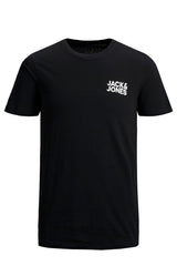 jack&jones jjecorp logo tee ss o-neck noss tshırt 12151955 - Siyah