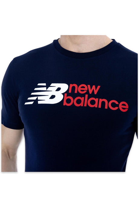 NEW BALANCE ERKEK T-SHİRT MNT1354 - Lacivert