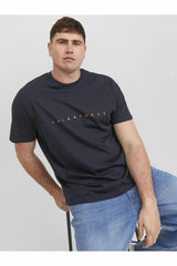 JACK&JONES JJESTAR JJ TEE SS NOOS PLS 12243625 - Koyu Lacivert