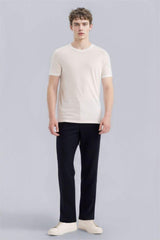 Defacto Erkek Short Sleeve T-Shirt M6606AZ - Beyaz