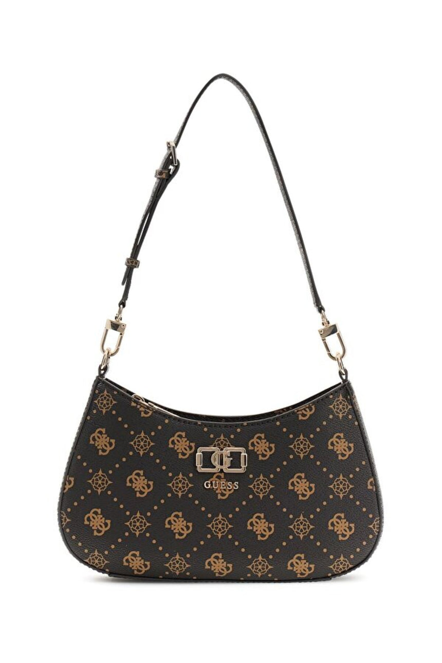 GUESS EMELIE LOGO TOP ZIP HWGP9928180 - Parlak Yeşil