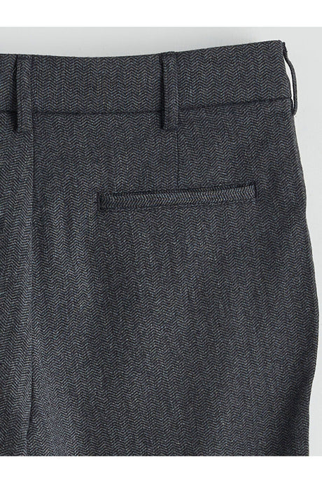 LCW ERKEK W5MT04H8 PNT,MC-HERRINGBRUSHPANT-SET - Antrasit