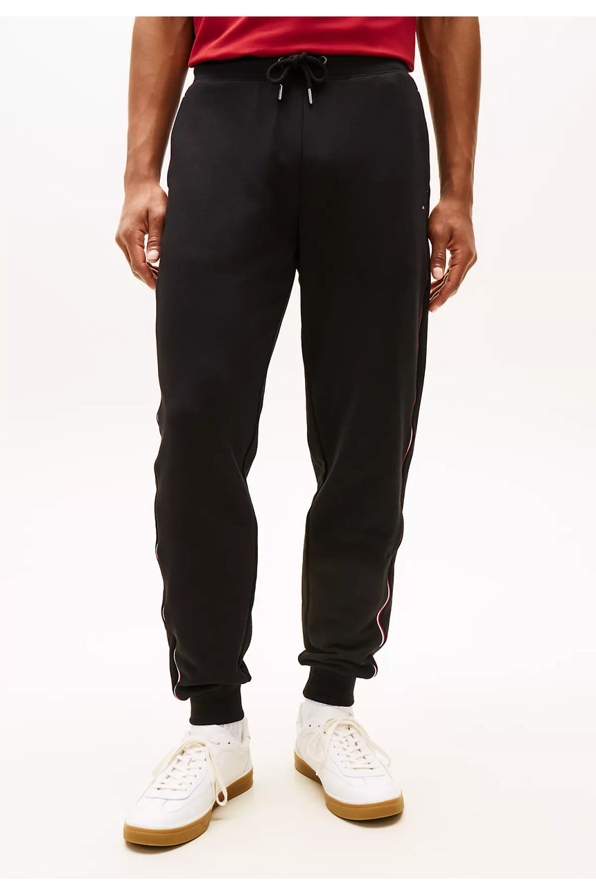 Tommy Hilfiger Erkek GLOBAL STRIPE SWEATPANTS MW0MW42882BDS - Siyah