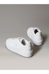 Calvin Klein Kadın FLATFORM LACE UP LTH YW0YW01928 - Beyaz