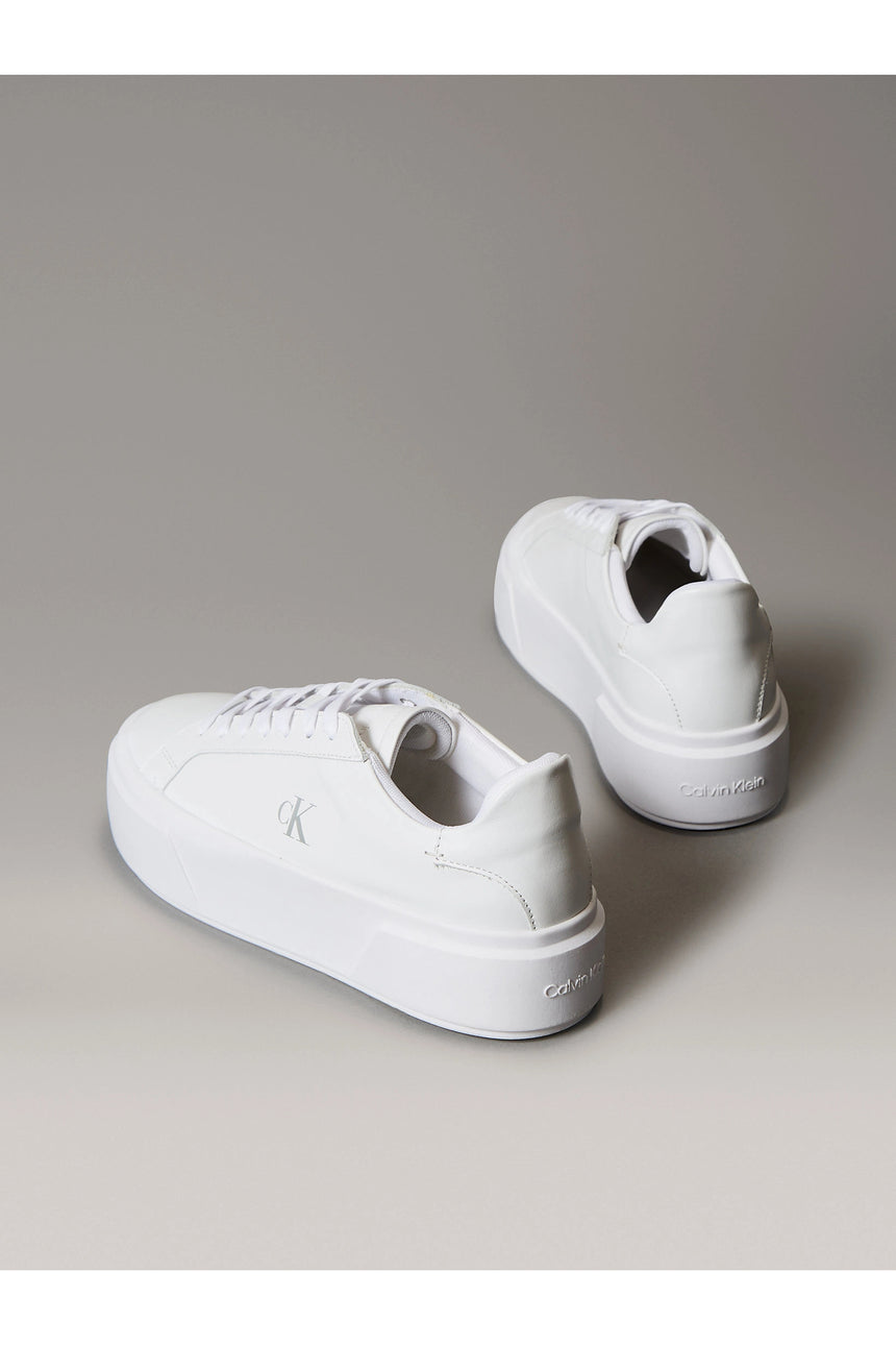 Calvin Klein Kadın FLATFORM LACE UP LTH YW0YW01928 - Beyaz